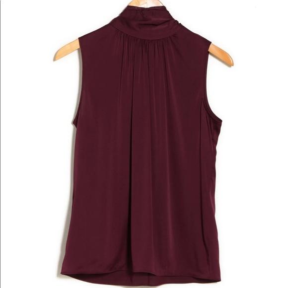 ST. JOHN COLLECTION Georgette Silk Halter Neck Top - Picture 7 of 12